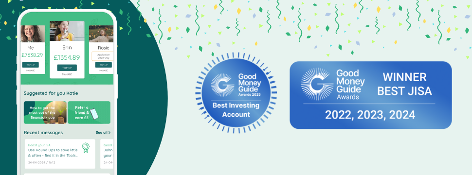 Best Investment Account (People’s Choice) at the Good Money Guide Awards