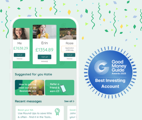 Best Investment Account (People’s Choice) at the Good Money Guide Awards