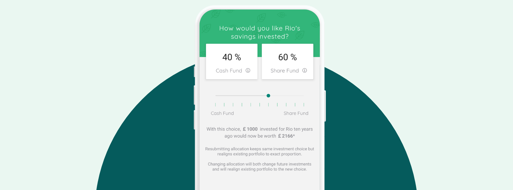 How changing allocations works (and a tweak we’ve made to the choices)
