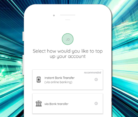 Introducing a great new way to top up – Instant Bank Transfers